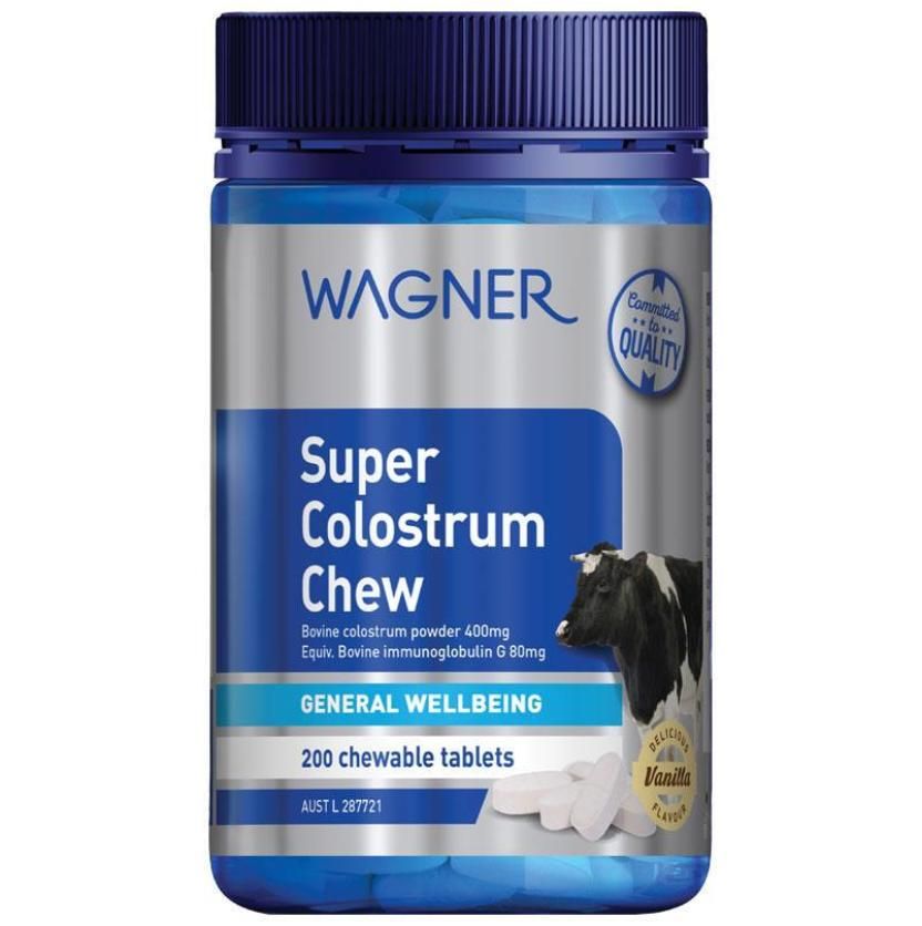 Wagner Super Colostrum Chewable 200 Tablets