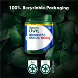 Nature's Own Odourless Fish Oil 1000mg Exclusive Size 500 viên
