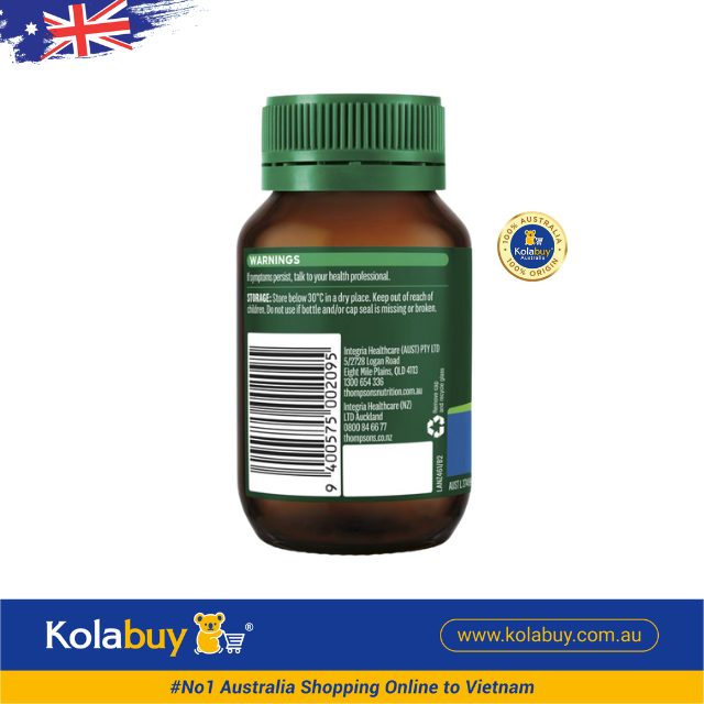 Viên uống bổ não Thompson's One-A-Day Ginkgo 6000mg 60 viên