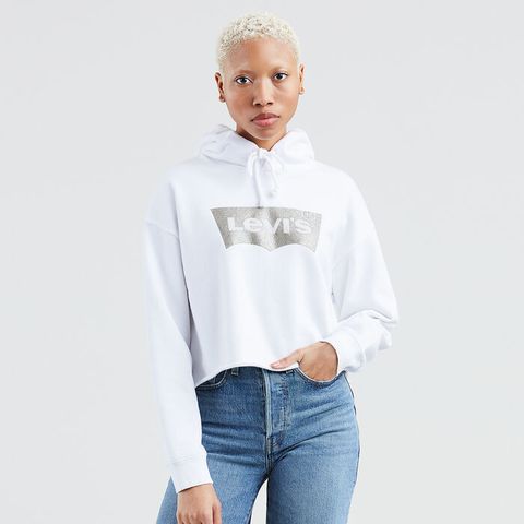 GRAPHIC RAW CUT HEM HOODIE