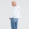 GRAPHIC RAW CUT HEM HOODIE