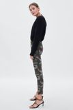 CAMOUFLAGE PRINT SKINNY JEANS