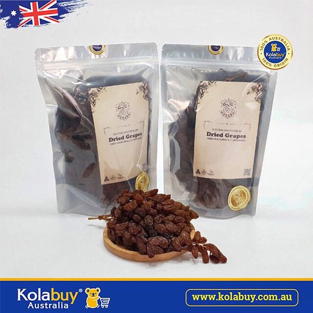 Crimson 500g (No box) - Ausara nho khô nguyên cành Úc 500g (không hộp)