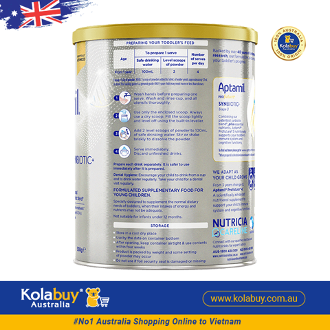 Sữa Aptamil Pro Úc số 3 cho trẻ từ 1-3 tuổi 900g
