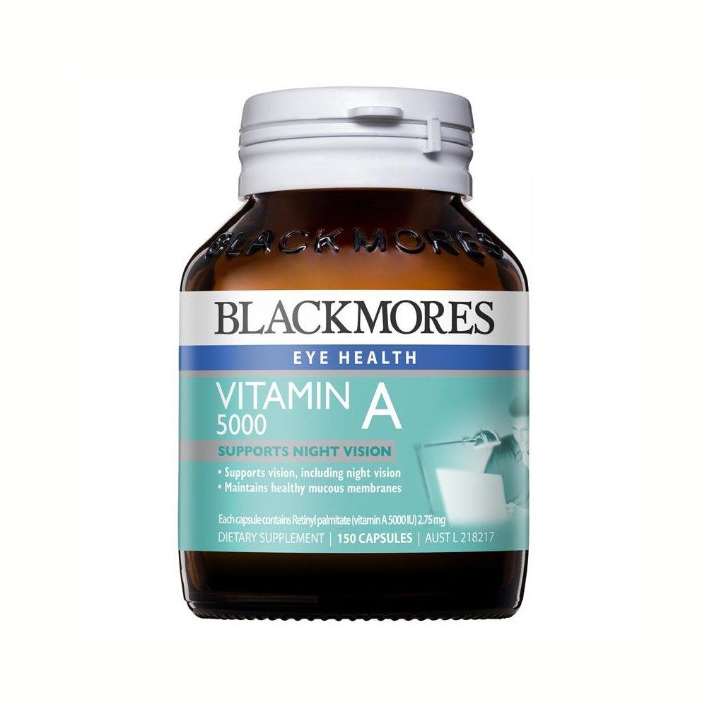 Viên uống bổ sung Vitamin A Blackmores 5000IU 150 viên
