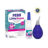 Xịt nghẹt mũi Fess Little Noses Saline Nose Spray + Aspirator 15ml