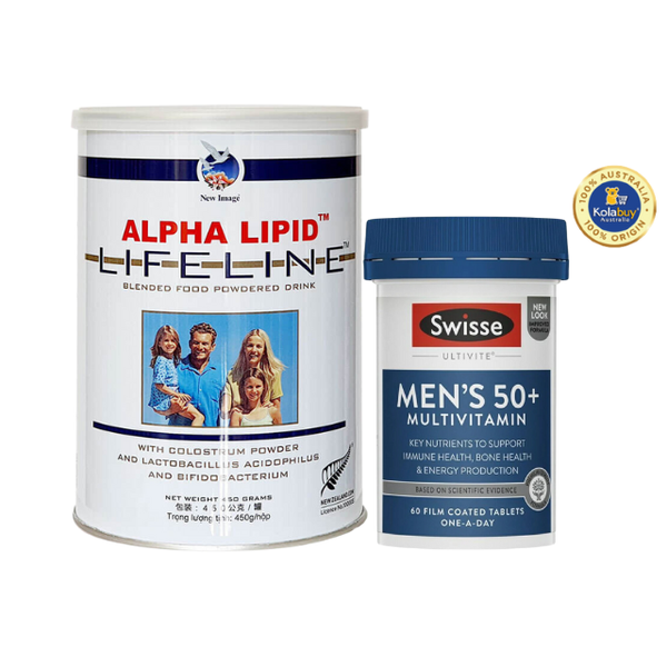 [Special Set] Sữa Alpha Lipid & Swisse Men Ultivite 50+ – Kolabuy ...