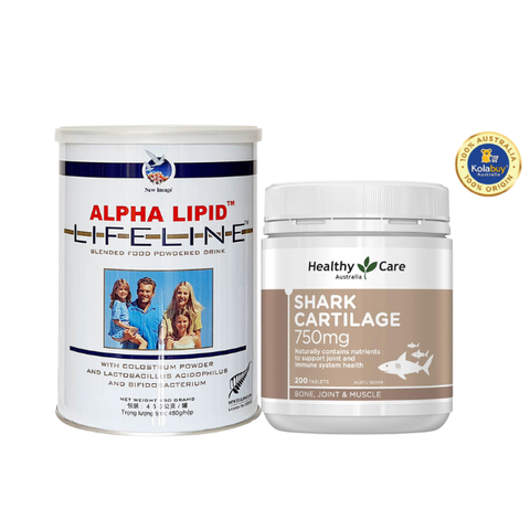 [Special Set] Chăm sóc sức khoẻ người cao tuổi Sữa Alpha Lipid & Sụn cá mập Healthy care (Discount đến 30%)