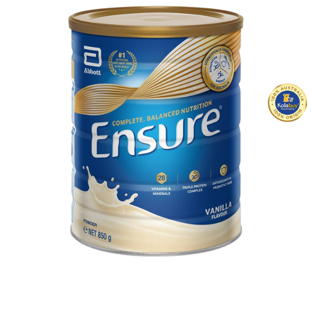 Sữa bột Ensure Úc vị Vani 850g