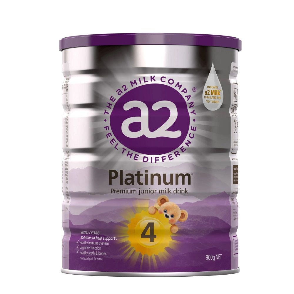 [KolaSub: Tặng 5% & 100% Freeship] Sữa bột A2 Platinum số 4 cho bé từ 4 tuổi A2 Premium Toddler Stage 4 900g