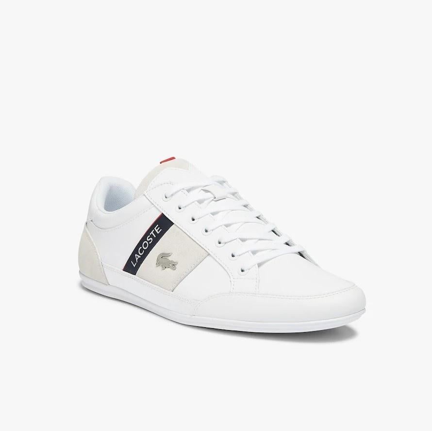 Lacoste Men Chaymon 0721 2 CMA Shoes in White/Navy