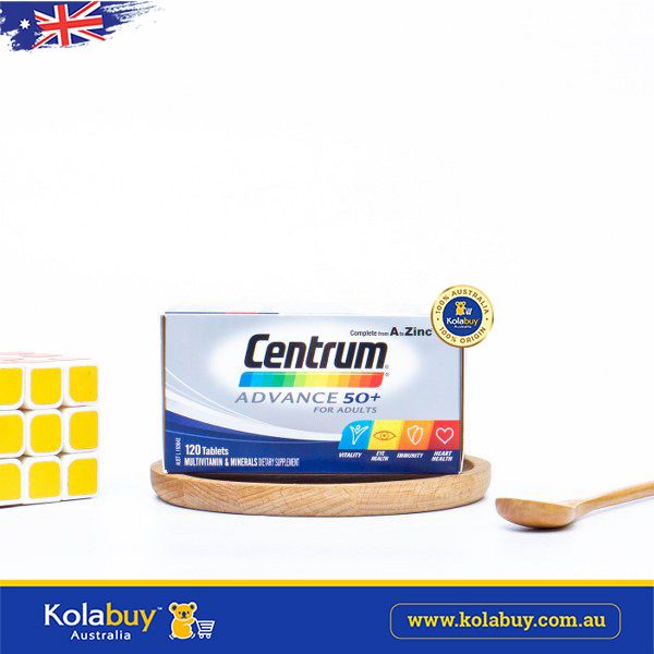 Viên uống Vitamin cho người trên 50+ Centrum Advance 50+ For Adults 120 viên