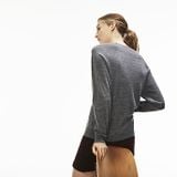 WOMEN'S TONAL CROCODILE DEEP V WOOL KNIT