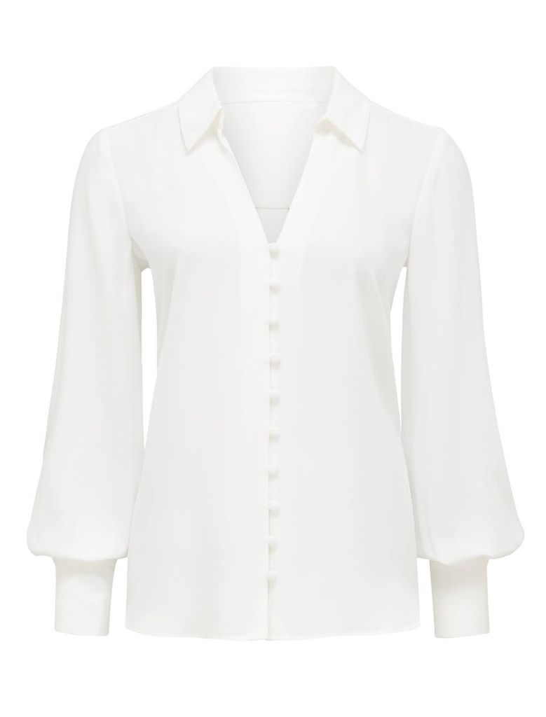 Larissa Button Front Relaxed Blouse
