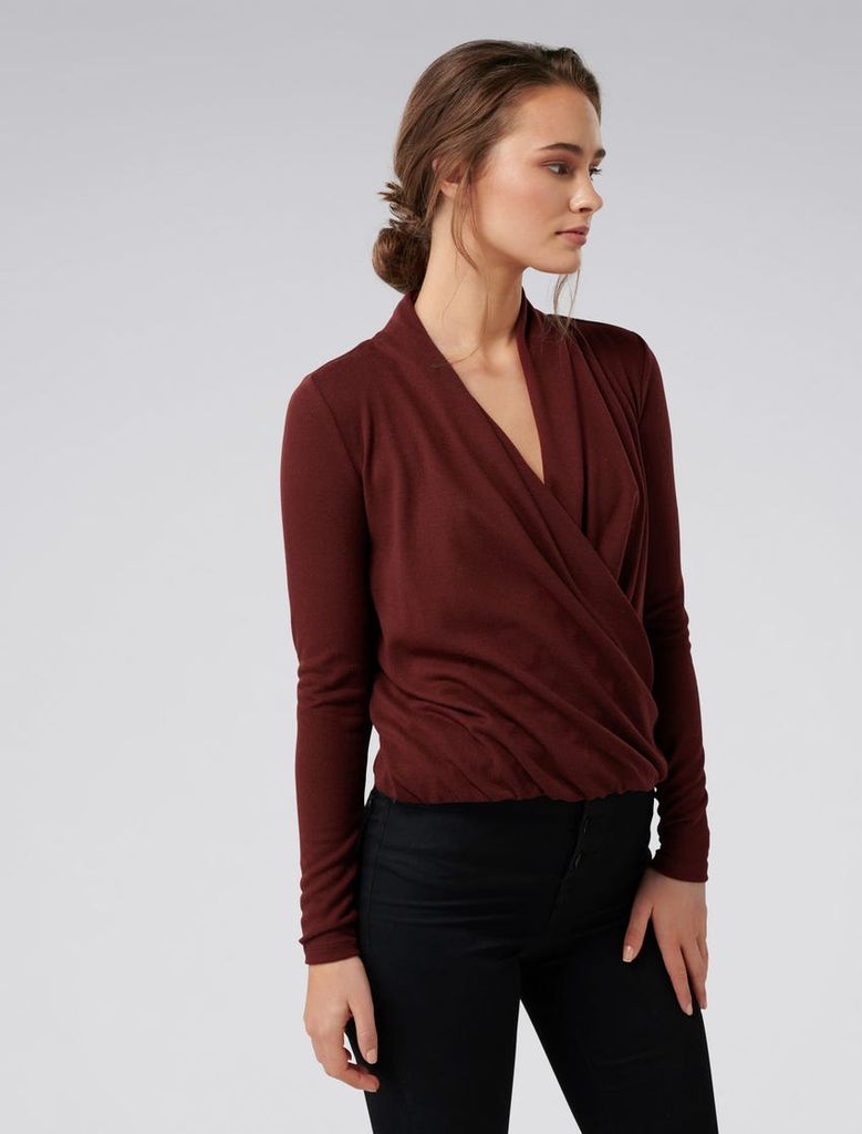 Georgina Wrap Front Top
