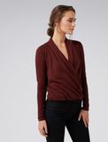Georgina Wrap Front Top