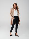 Megan Felled Seam Wrap Coat