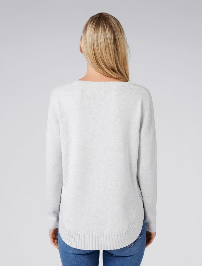 Lucy Curved Hem Jumper