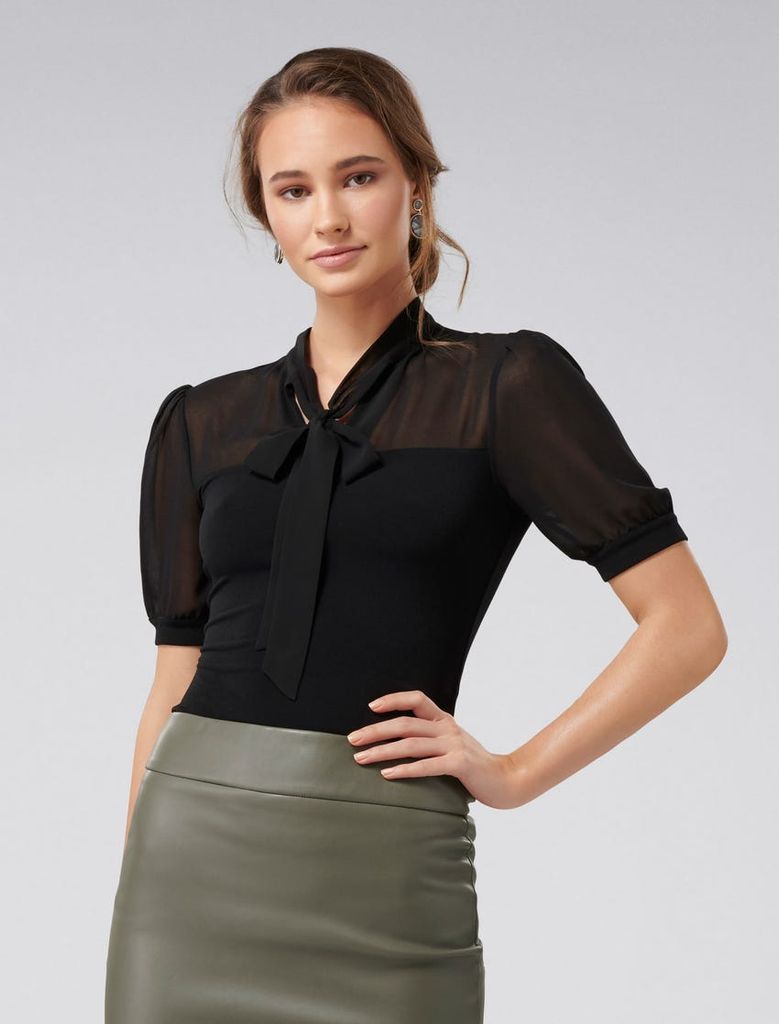 Melody Tie Neck Top