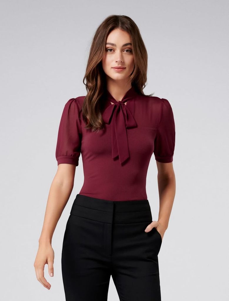 Melody Tie Neck Top