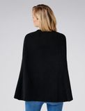 Fiona Knitted Button Poncho