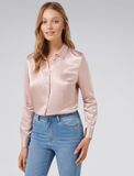 Martha Satin Military Shirt
