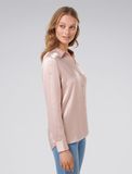 Martha Satin Military Shirt