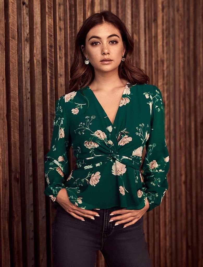 Tessa Twist Front Blouse