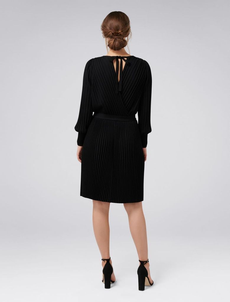 Cindy Pleat Knitted Dress