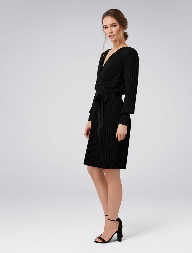 Cindy Pleat Knitted Dress