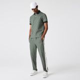 Unisex Lacoste LIVE Classic Fit Monogram Jacquard Polo