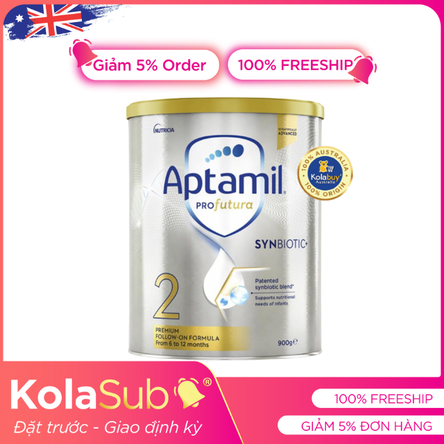 [KolaSub: Tặng 5% & 100% Freeship] Dịch vụ đặt giao sữa định kỳ từ Úc cho bé 6-12 tháng