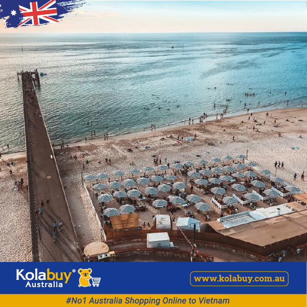 Tour South Australia - Biển Glenelg