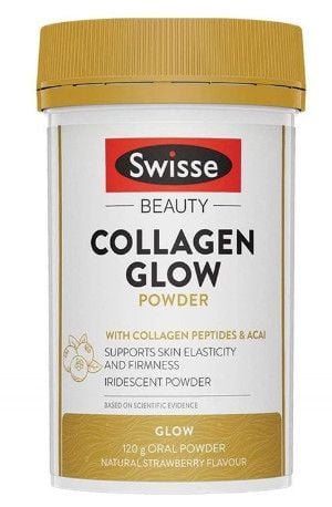 Bột uống Swisse Beauty Collagen Glow Powder 120g