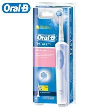 Bàn chải đánh răng điện Oral B Vitality Power Toothbrush Sensitive + Đầu thay thế