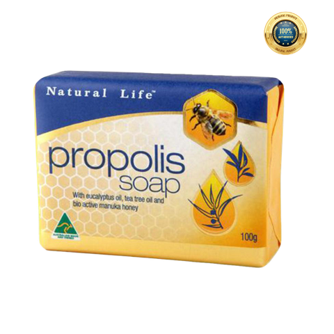 Xà phòng thảo dược keo ong Natural Life Úc Propolis Soap 100g