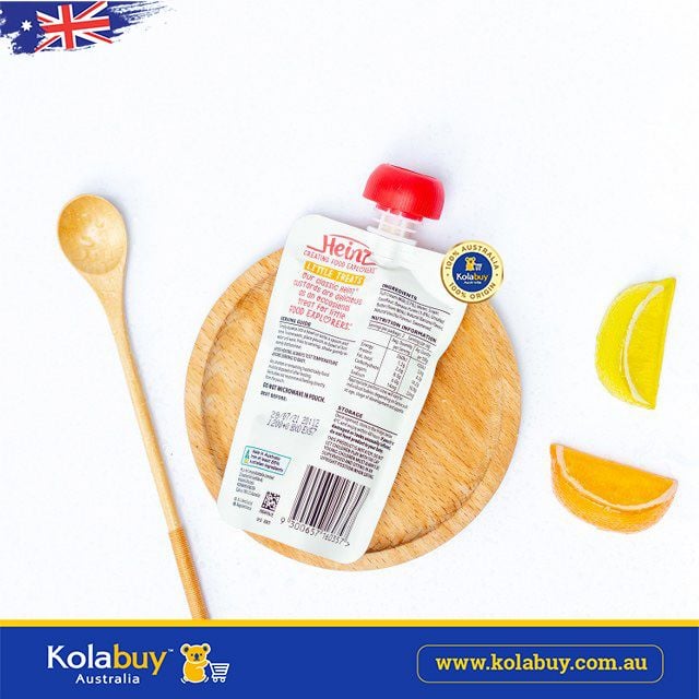 Váng sữa vị chuối cho bé từ 6 tháng Heinz Custard with Banana Pouch 120g