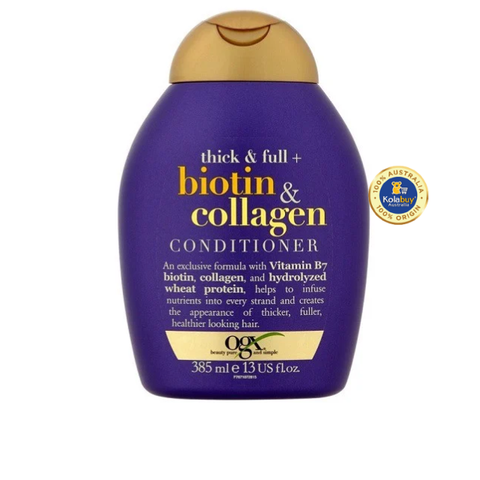 Dầu xả Chống rụng tóc OGX Thick & Full Biotin & Collagen Conditioner 385ml