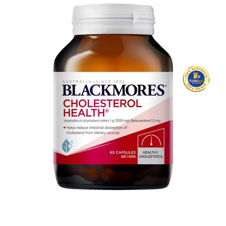 Viên uống giảm mỡ máu Blackmores Cholesterol Health 60 viên