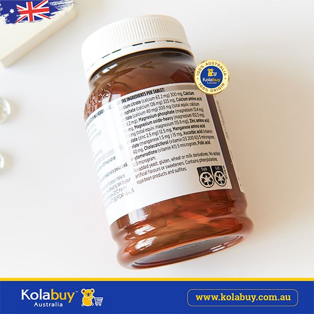 Viên uống bổ sung canxi Blackmores Total Calcium & Magnesium + D3 200 viên