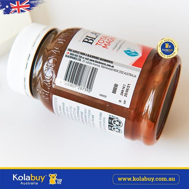 Viên uống bổ sung canxi Blackmores Total Calcium & Magnesium + D3 200 viên