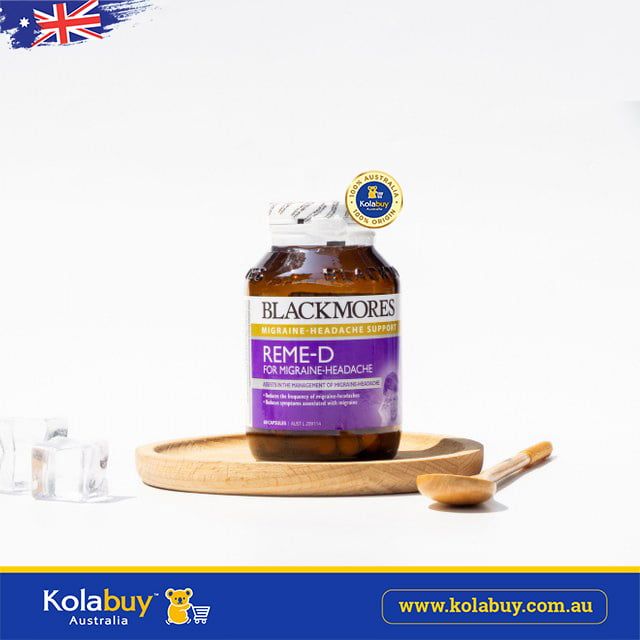 Viên uống hỗ trợ rối loạn tiền đình Blackmores REME-D Migraine Headache 60 viên