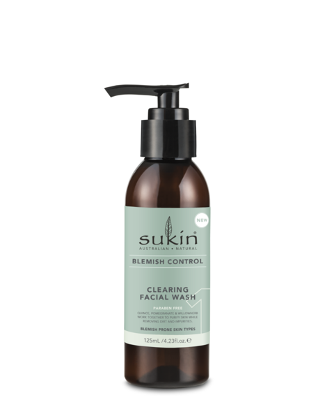 Sukin Blemish Control Clearing Facial Wash 125ml