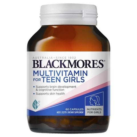 Viên uống Vitamin tổng hợp cho bé gái Blackmores Multivitamin For Teen Girls 60 viên