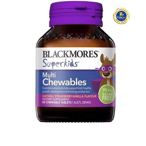 Kẹo nhai Bổ sung Vitamin tổng hợp cho bé Blackmores Superkids Multi 60 viên
