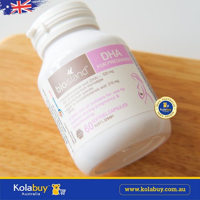 Viên uống DHA bầu Úc Bio Island DHA for Pregnancy 60 viên