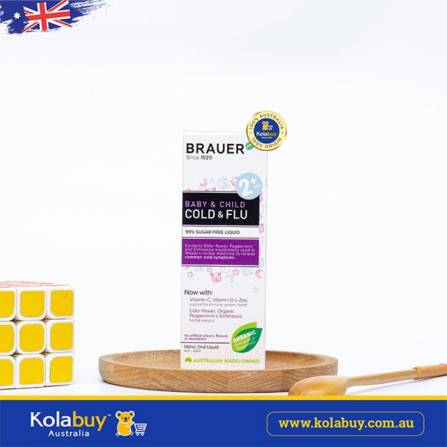 Siro Trị cảm cúm cho bé Brauer Baby & Child Cold & Flu 100ml