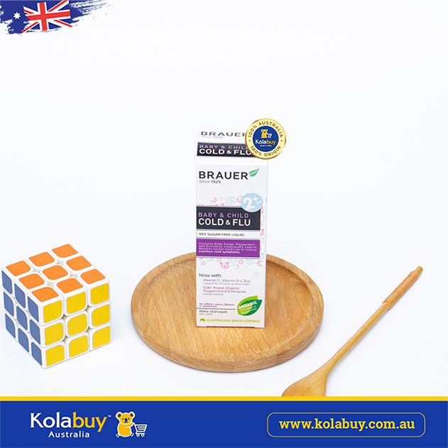 Siro Trị cảm cúm cho bé Brauer Baby & Child Cold & Flu 100ml