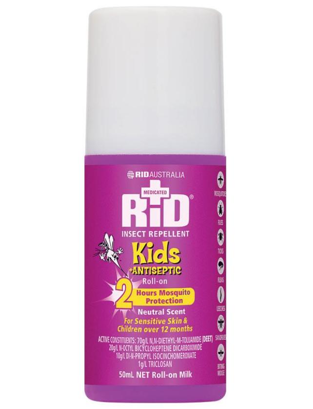 Insector Rid Rid Medicated Insect Repellent Kids Antiseptic 50ml Roll On – Kolabuy ...