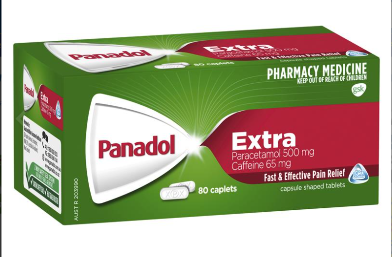 Panadol Extra with Optizorb Paracetamol Pain Relief Caplets 80